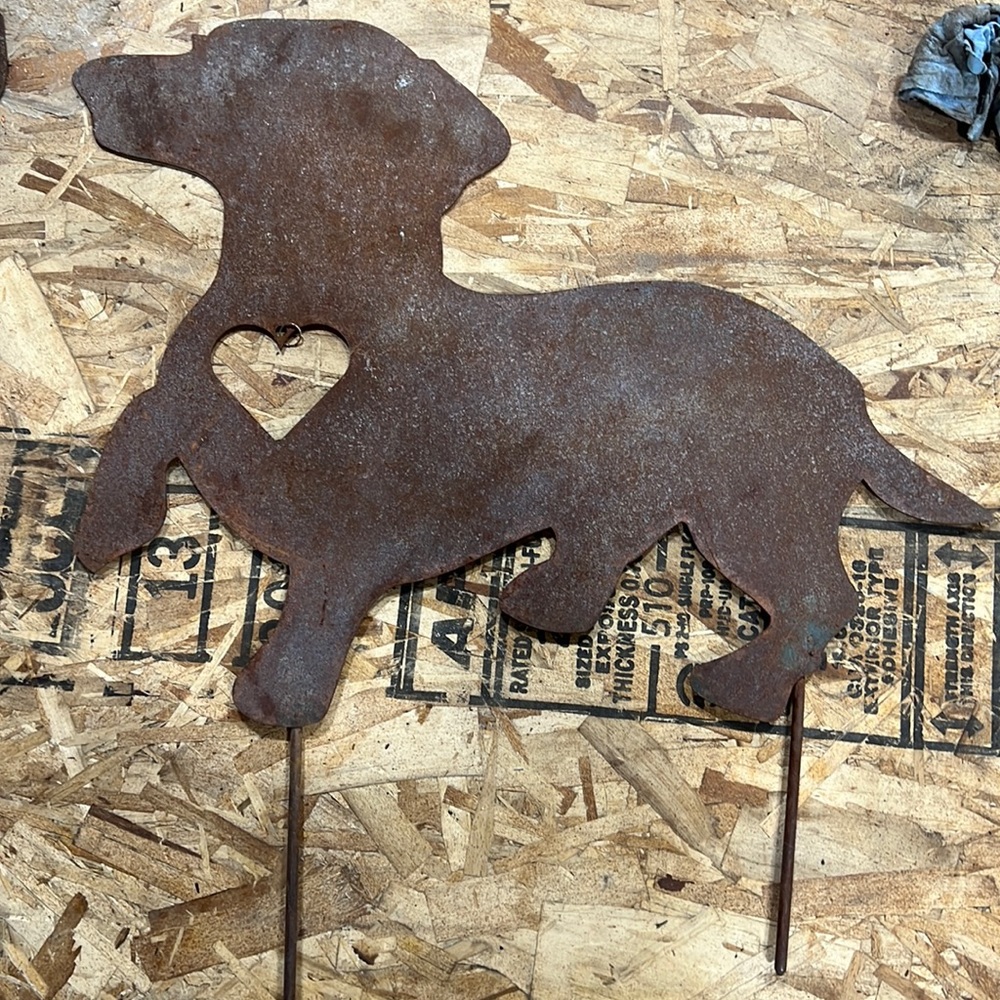 Metal Dog Art